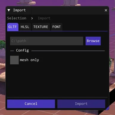 Asset importer